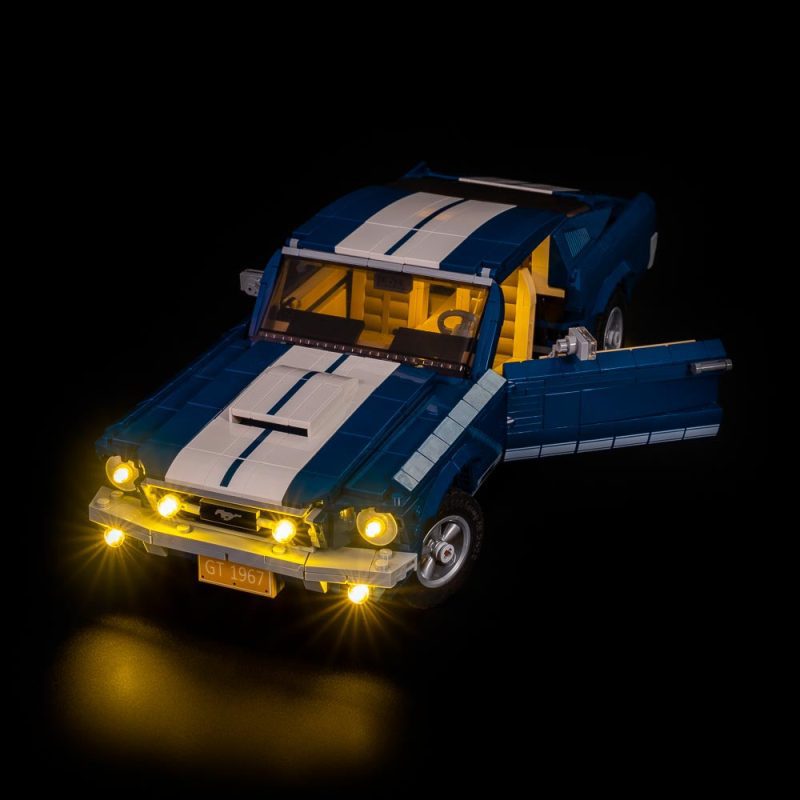 10265 LEGO FordMustangGT front top door open Light My Bricks