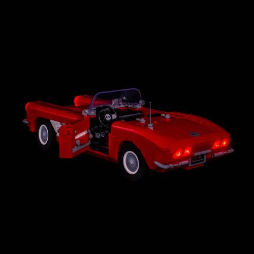 10321 LEGO Corvette 3 4 back convertible Light My Bricks