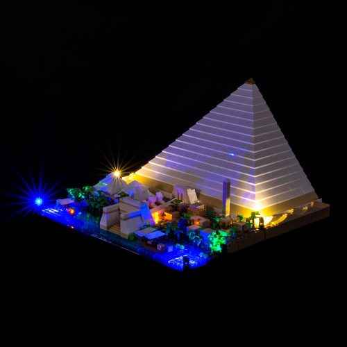 21058 LEGO GreatPyramidofGiza 3 4 2 Light My Bricks