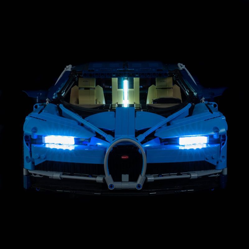 42083 LEGO BugattiChiron2.0 front Light My Bricks