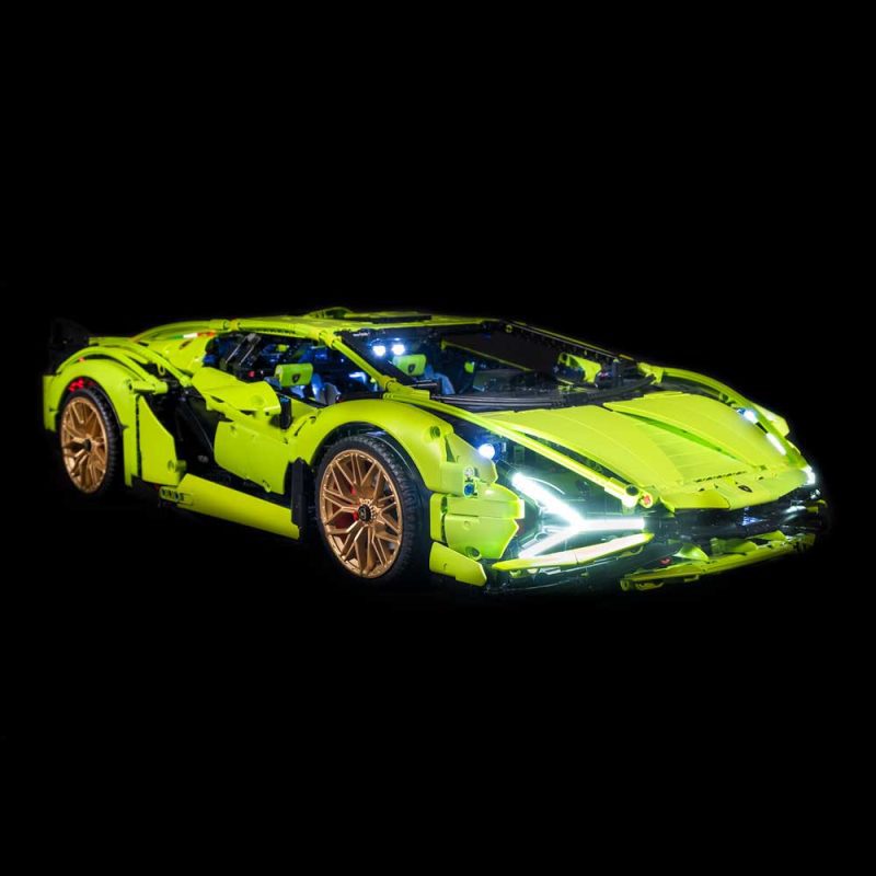 42115 LEGO Lamborghini Sian Clean Light My Bricks