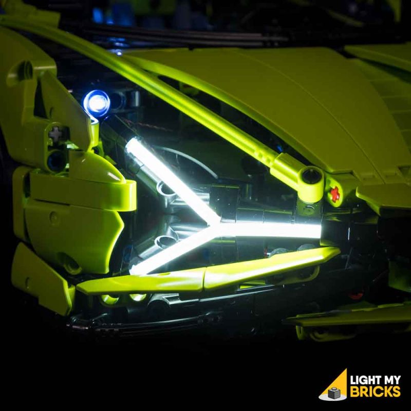 42115 LEGO Lamborghini Sian Headlight Light My Bricks