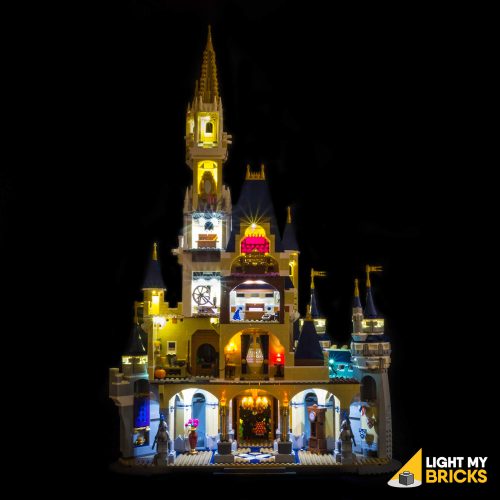 71040 LEGO Disney Castle REAR Light My Bricks