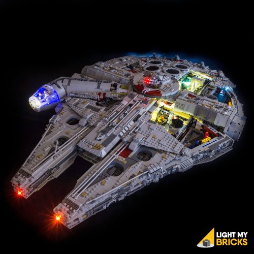 75192 LEGO Star Wars UCS Millennium Falcon OPEN Light My Bricks