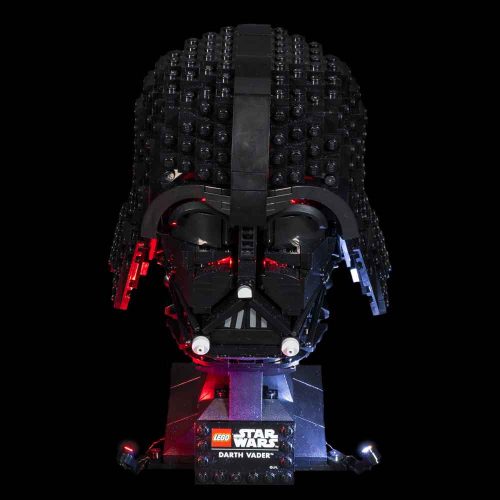 75304 LEGO Darth Vader Helmet Front Top Light My Bricks