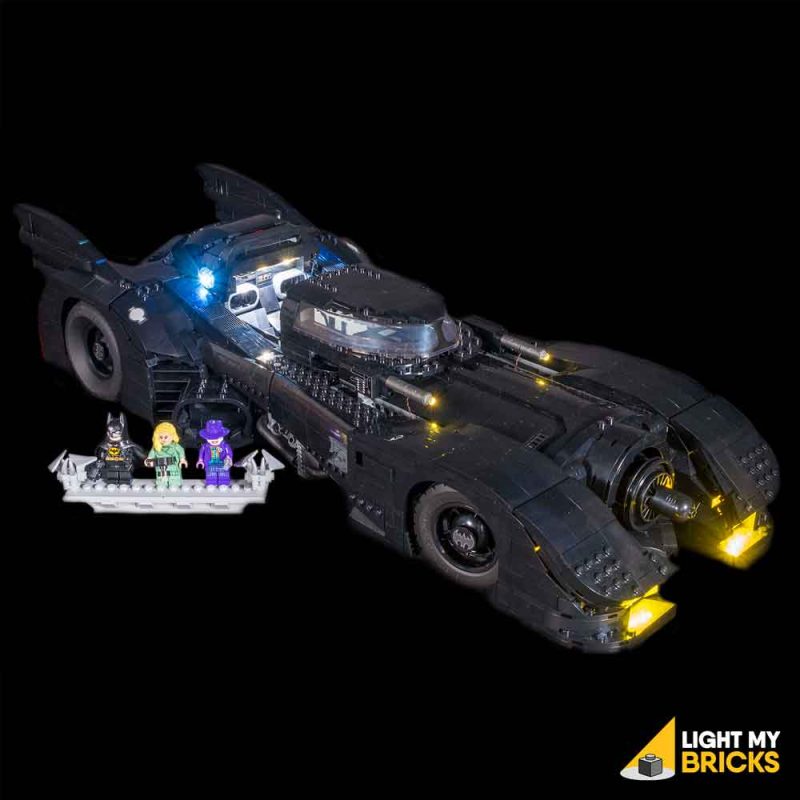 76139 LEGO 1989 Batmobile Front Open Guns Light My Bricks